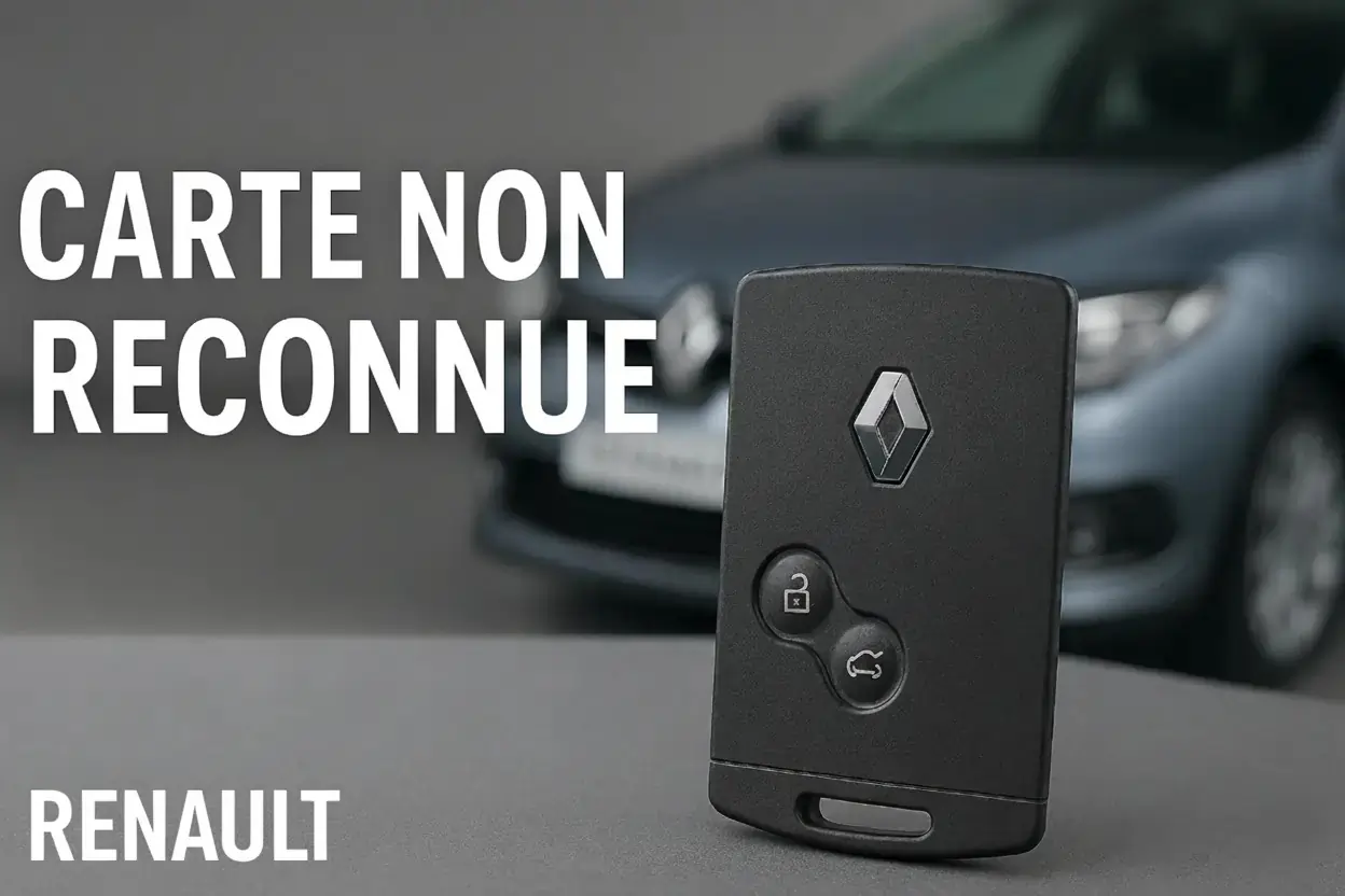 carte Renault non reconnue