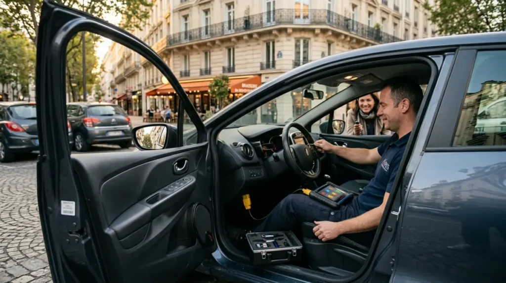 Reproduction clé de voiture perdue_Paris_Clé sam auto